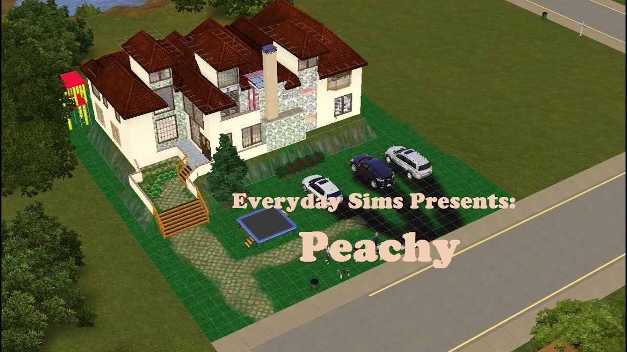 The Sims 3 Speed Build  Peachy House