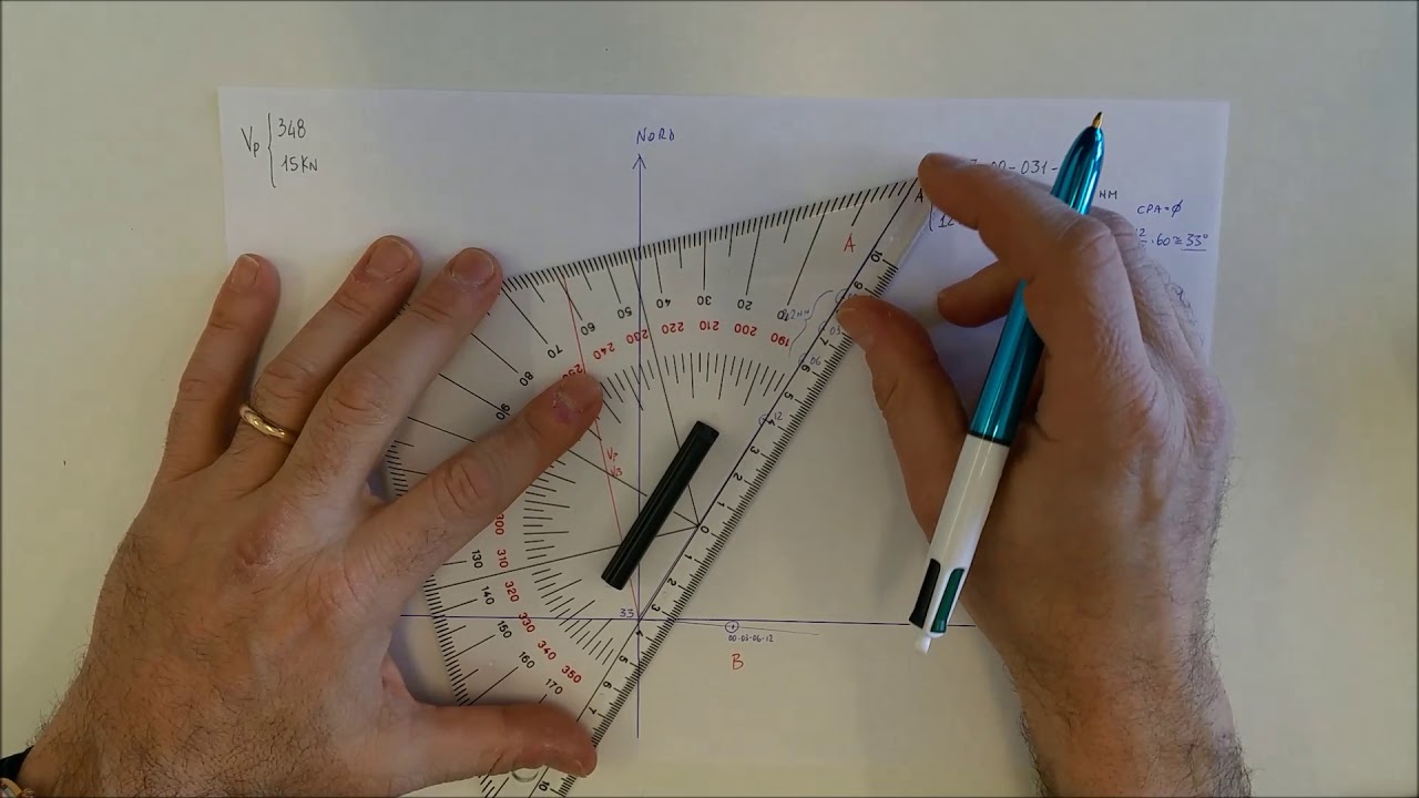 Cinematica navale   Anticollisione   Manovra evasiva   DUE bersagli lato DRITTO uno nave parallela