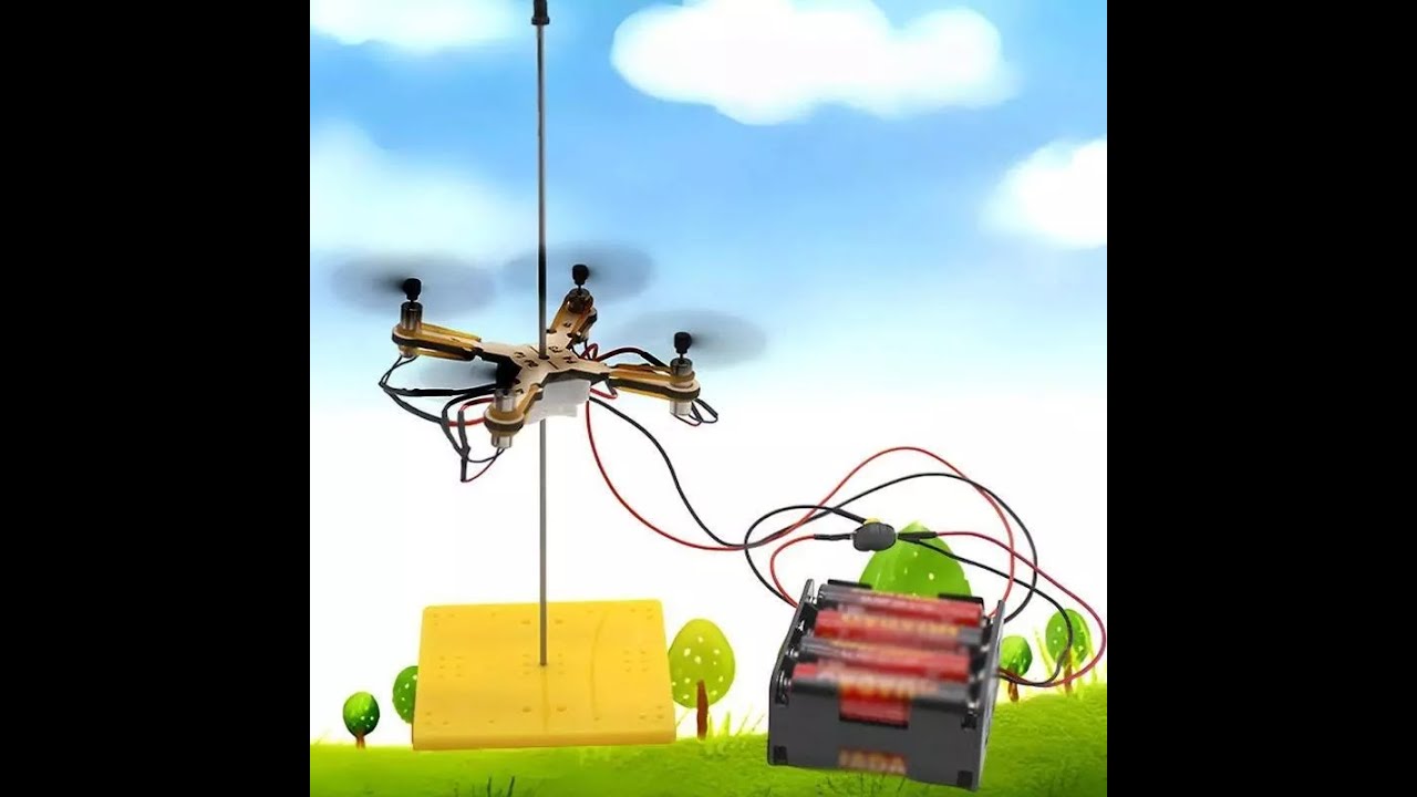 DIY Drone Science Experiment Kit No Remote Control STEM Physics Educational Toy Model for Student