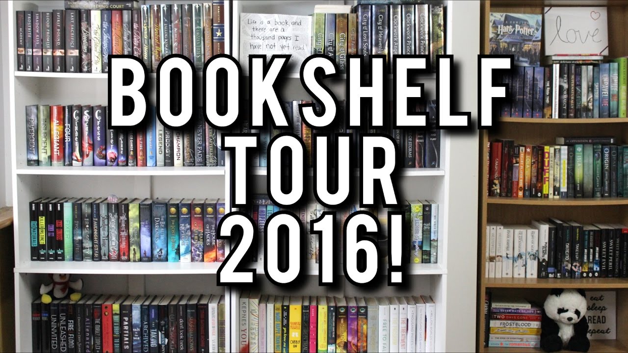 BOOKSHELF TOUR 2016!