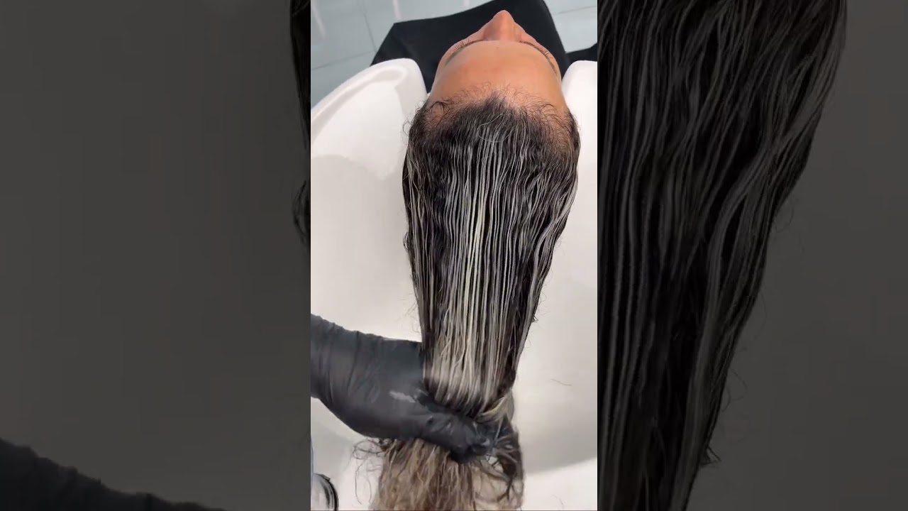 This cute curly hair transformation is going to bless your eyes today #shorts