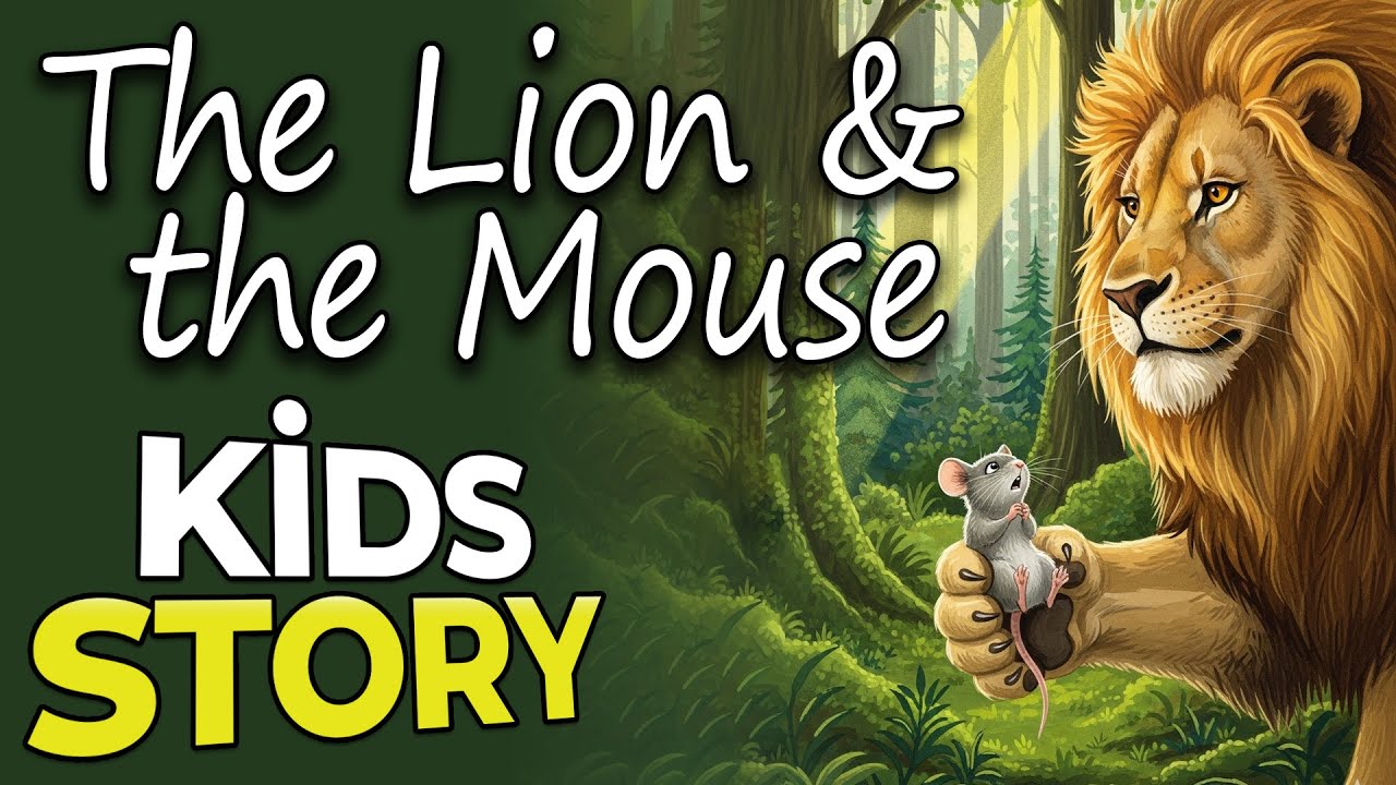 Kids Story with Pictures | The Lion and the Mouse