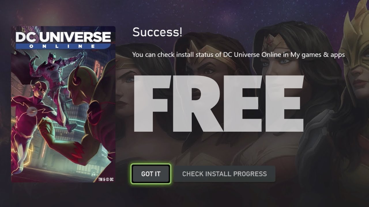 How to get DC Universe Online FREE on Xbox One | Xbox One S | Xbox One X