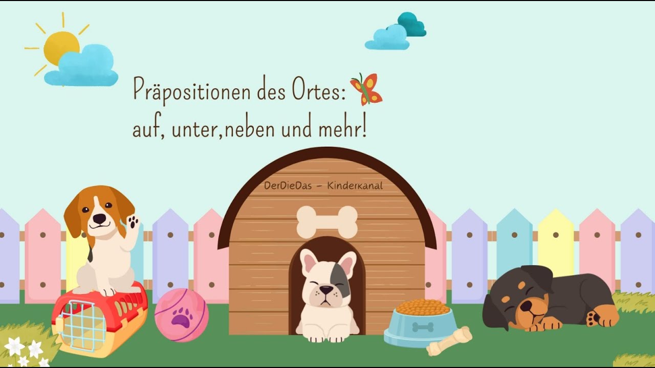 Deutsch für Kinder | auf, unter, neben und mehr: Präposition des Ortes | für Kinder leicht erklärt