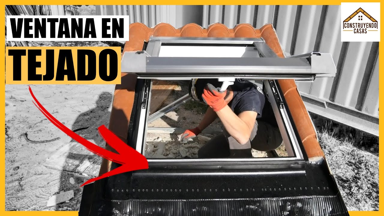 🔶Instalación de VENTANA en TEJADO🔶Instalación sobre tejado sandwichs