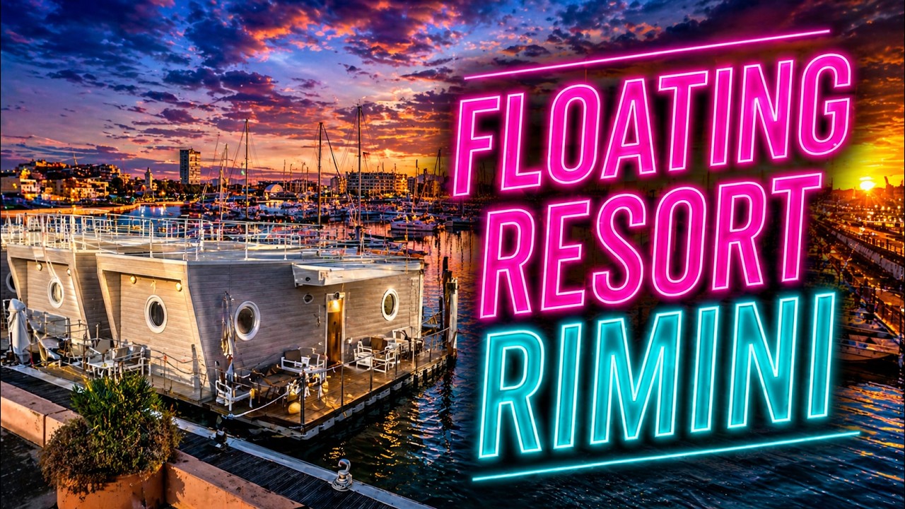 Floating Resort Rimini - Bootsfeeling und Marinaleben auf einem schwimmenden Mobilheim  #boatlife