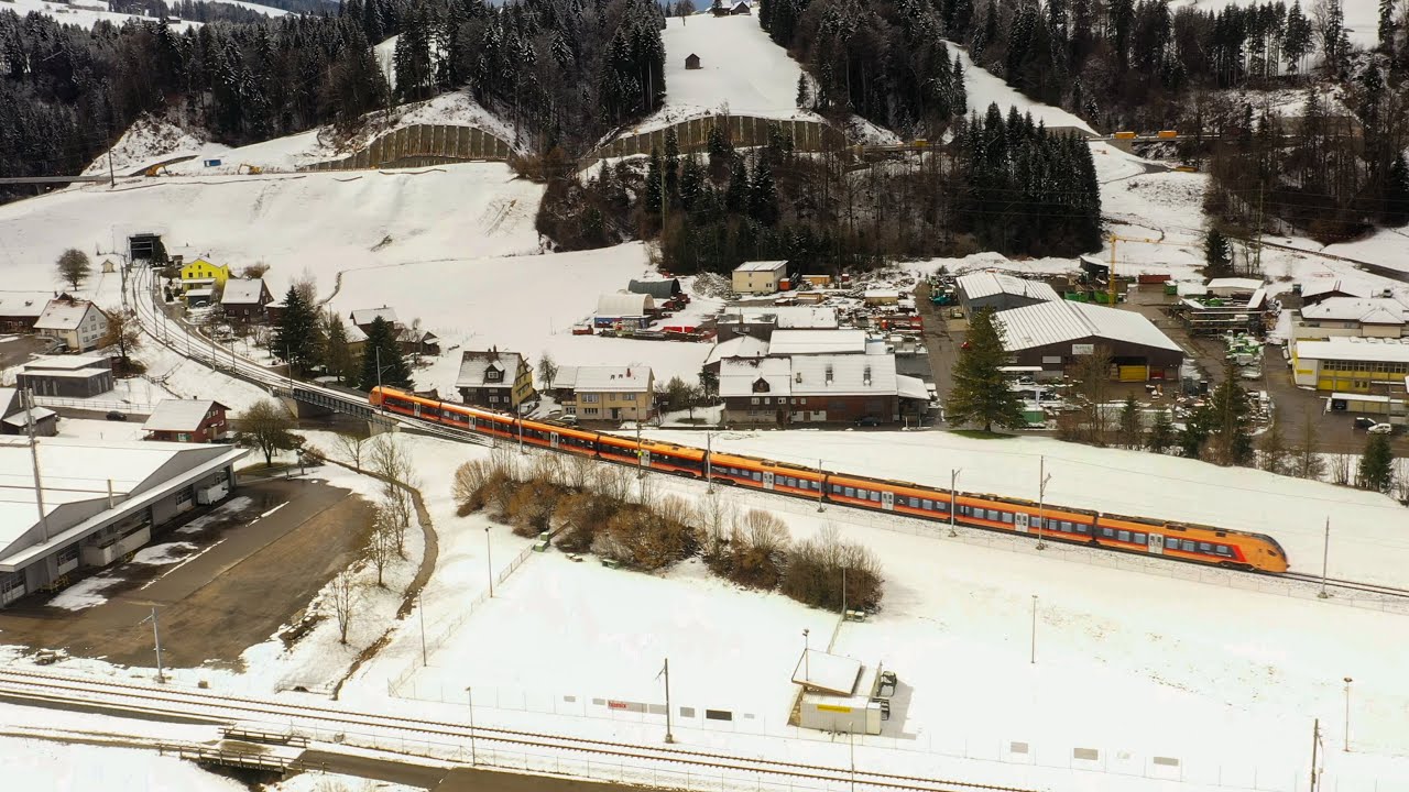 Wintereinbruch in Wattwil