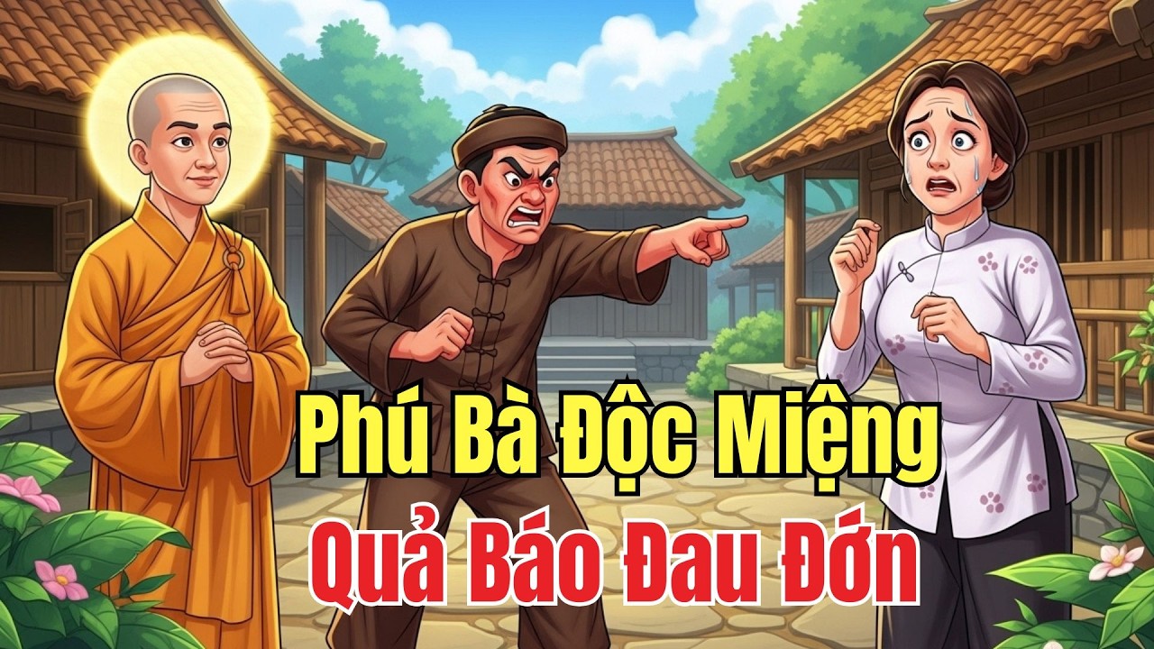 Chuyện Nhân Quả: Xé Áo Vu Oan Sư Thầy Trước Dân Làng – Phú Bà Sau Đó Nhận Quả Báo Đau Đớn