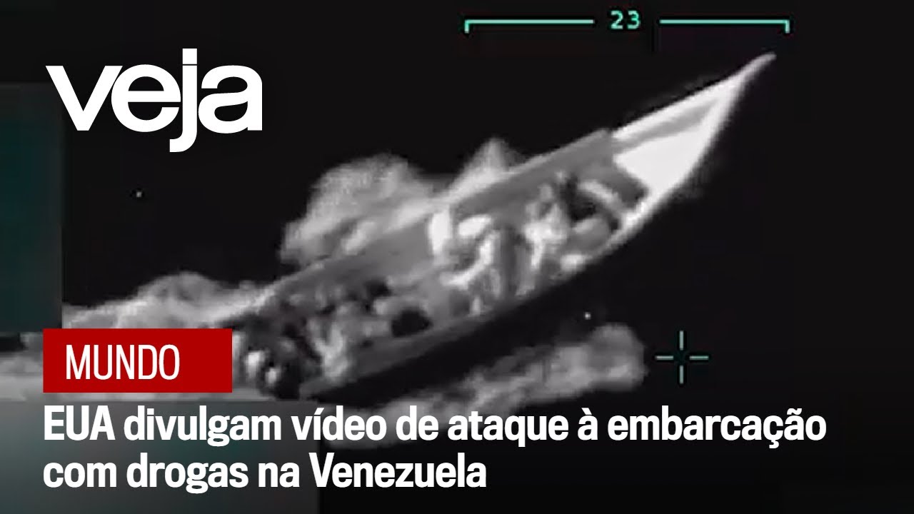 Departamento de Defesa dos EUA divulga vídeo de ataque à embarcação com drogas na Venezuela