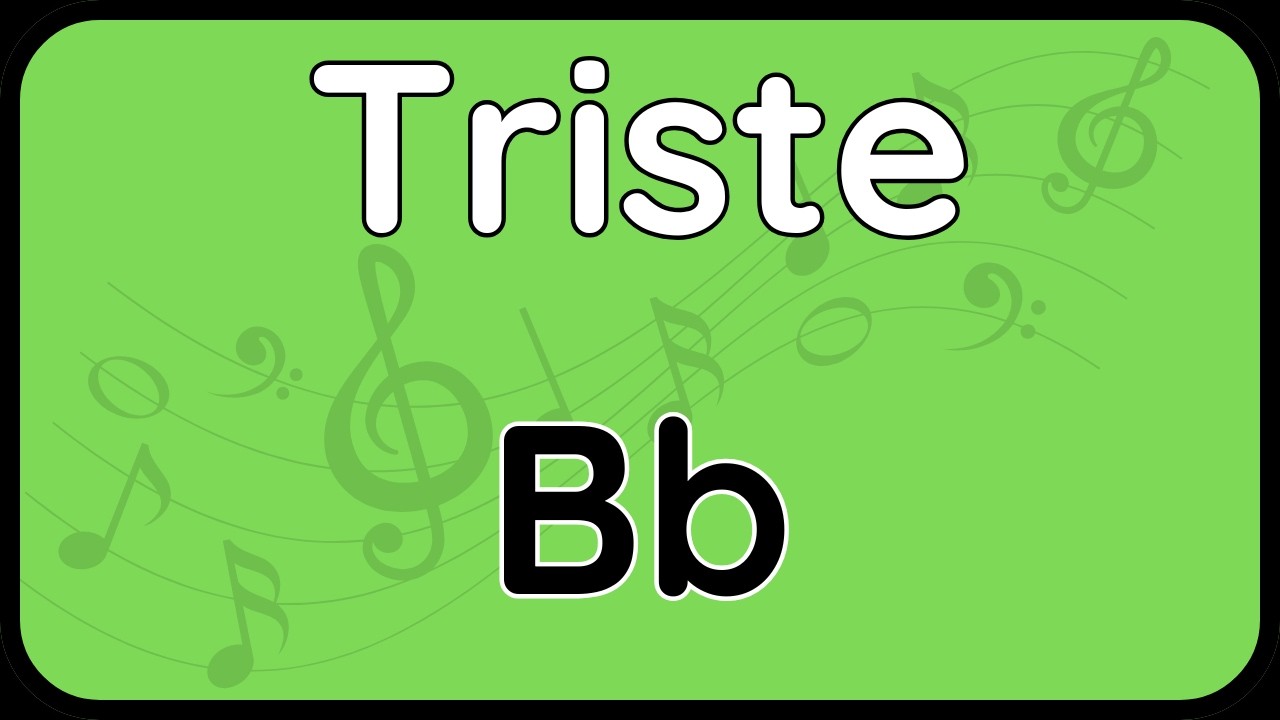 Triste &middot; Backing Track (Bb Version) for Tenor & Soprano Sax