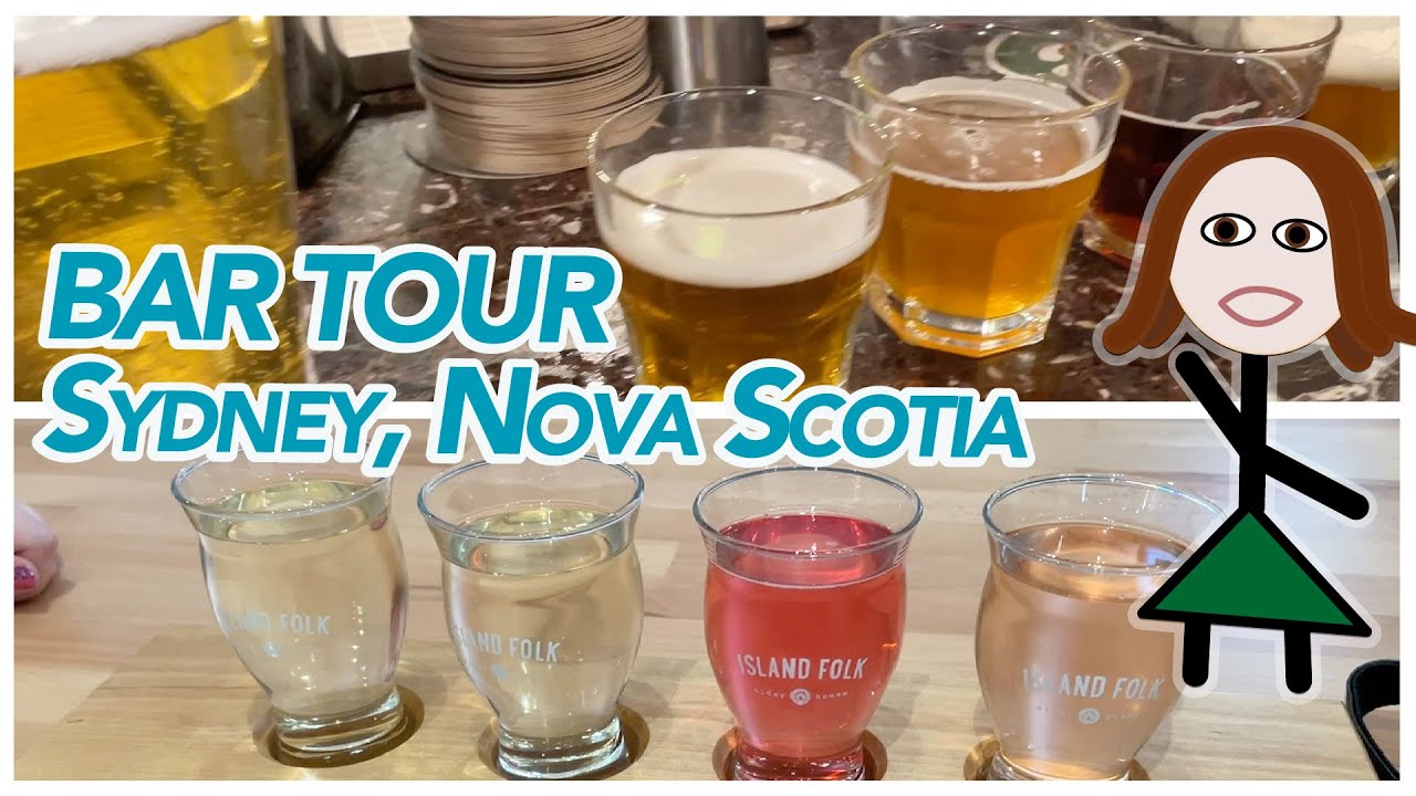 Where can you get local brews while in Sydney, Nova Scotia?