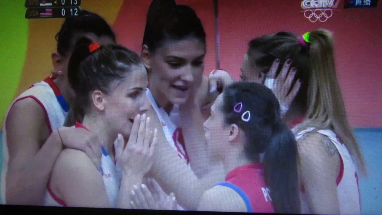 USA vs SERBIA Olympics womens volleyball 2016 set1/1