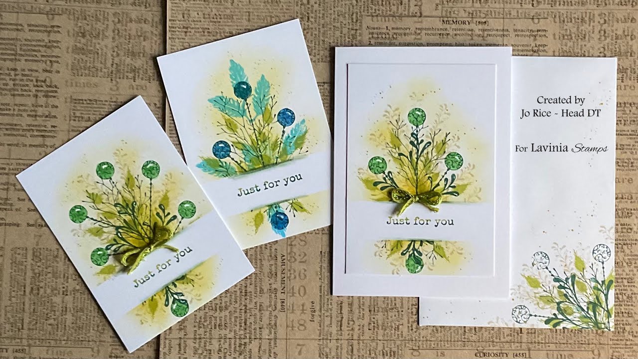 Amazing Images just for you by Jo Rice #laviniastamps #cardmakingvideo