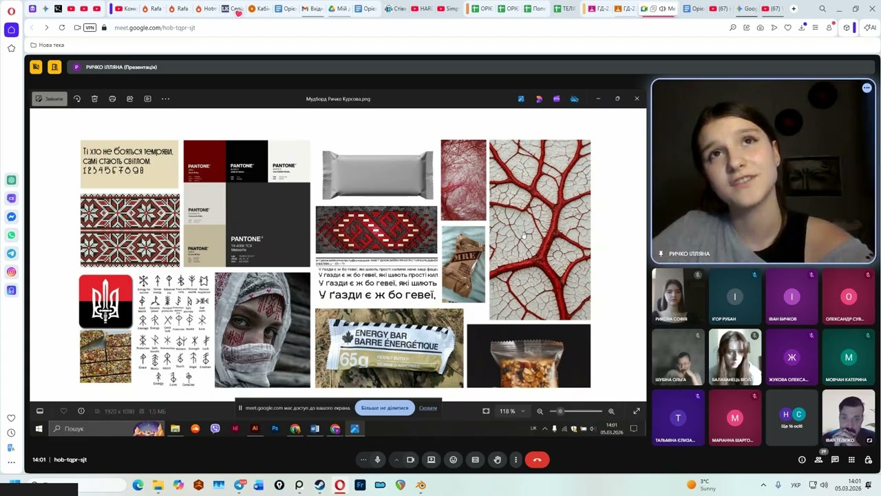 Відкрита конференція для здобувачів освіти спеціальності  Графічний дизайн Виступ спікерів з 3 курсу