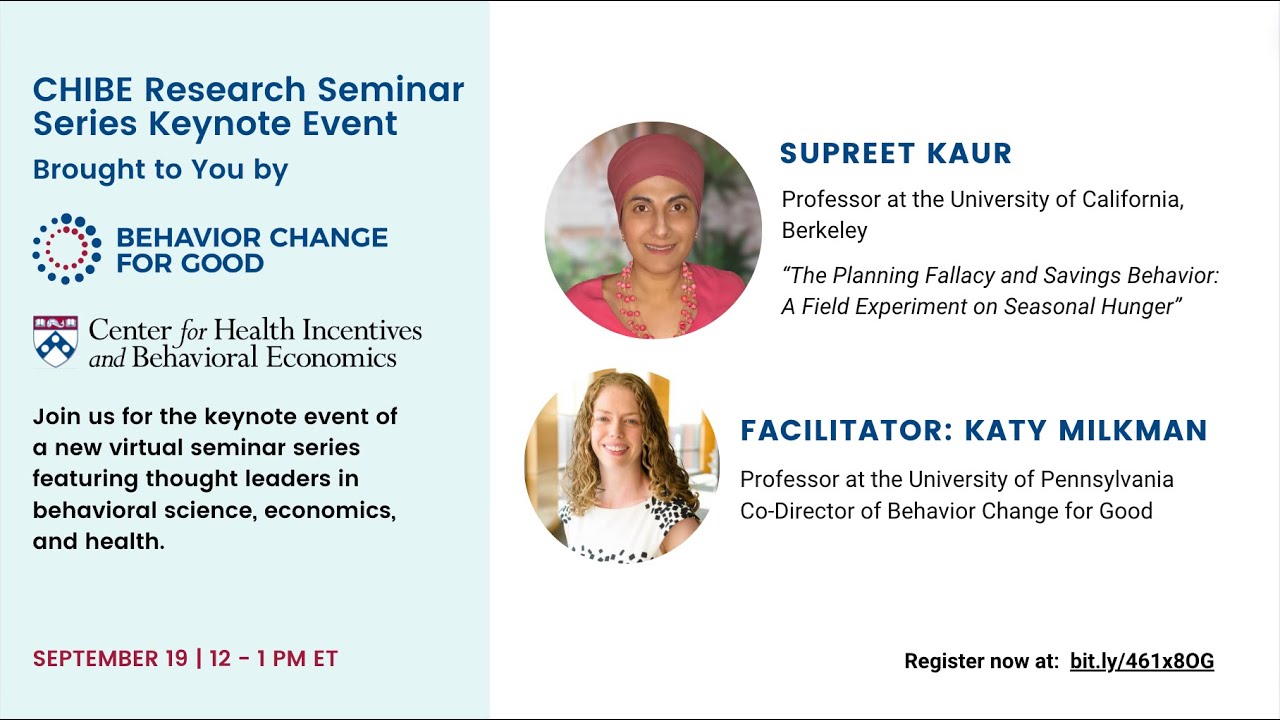 BCFG/CHIBE Research Seminar Series Keynote Event feat. Supreet Kaur