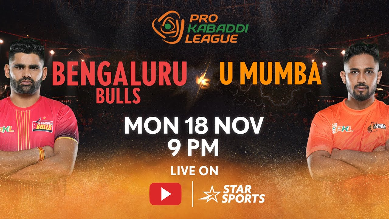 Pro Kabaddi League 11 | FULL MATCH LIVE | Bengaluru Bulls vs U Mumba | 18 NOV, 9 PM