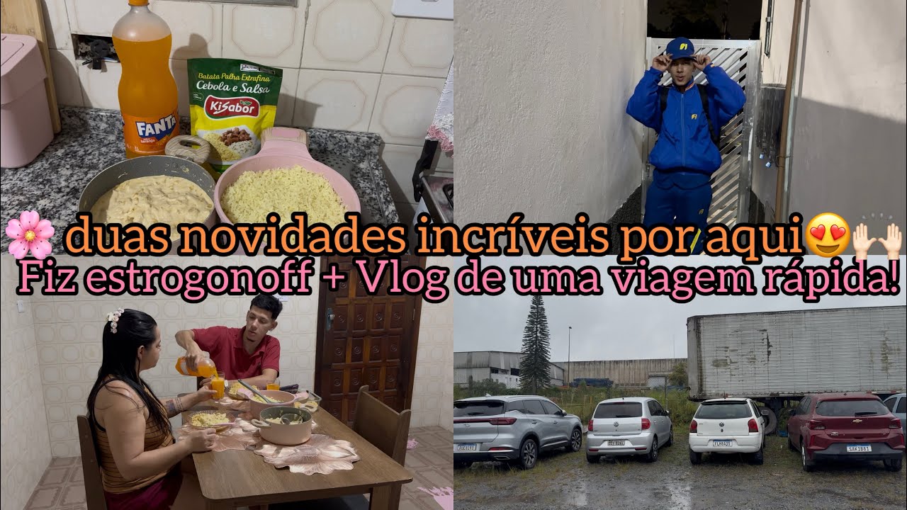 🌸FINALMENTE CHEGOU🥹/DUAS SUPER NOVIDADES POR AQUI 🙌🏻/FIZ STROGONOFF DE FRANGO/VLOG/ELYELMA REIS💞