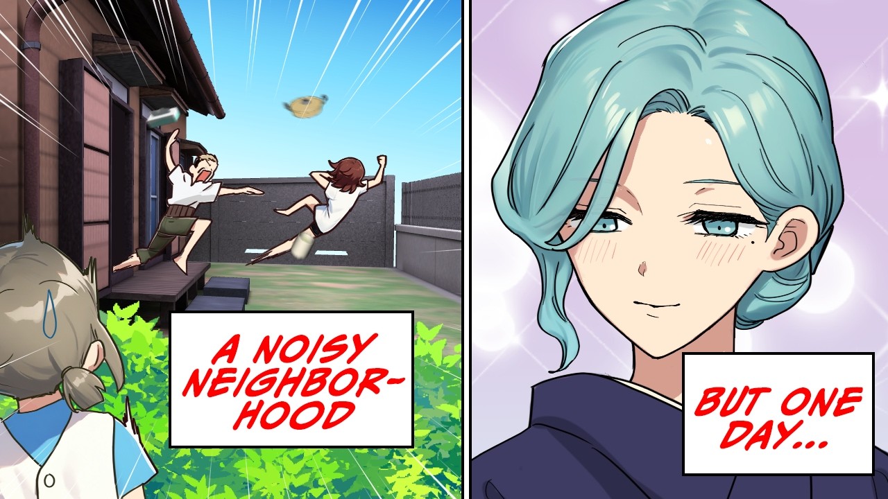 The mysterious beauty who appeared in my noisy neighbor's garden [Manga Dub]