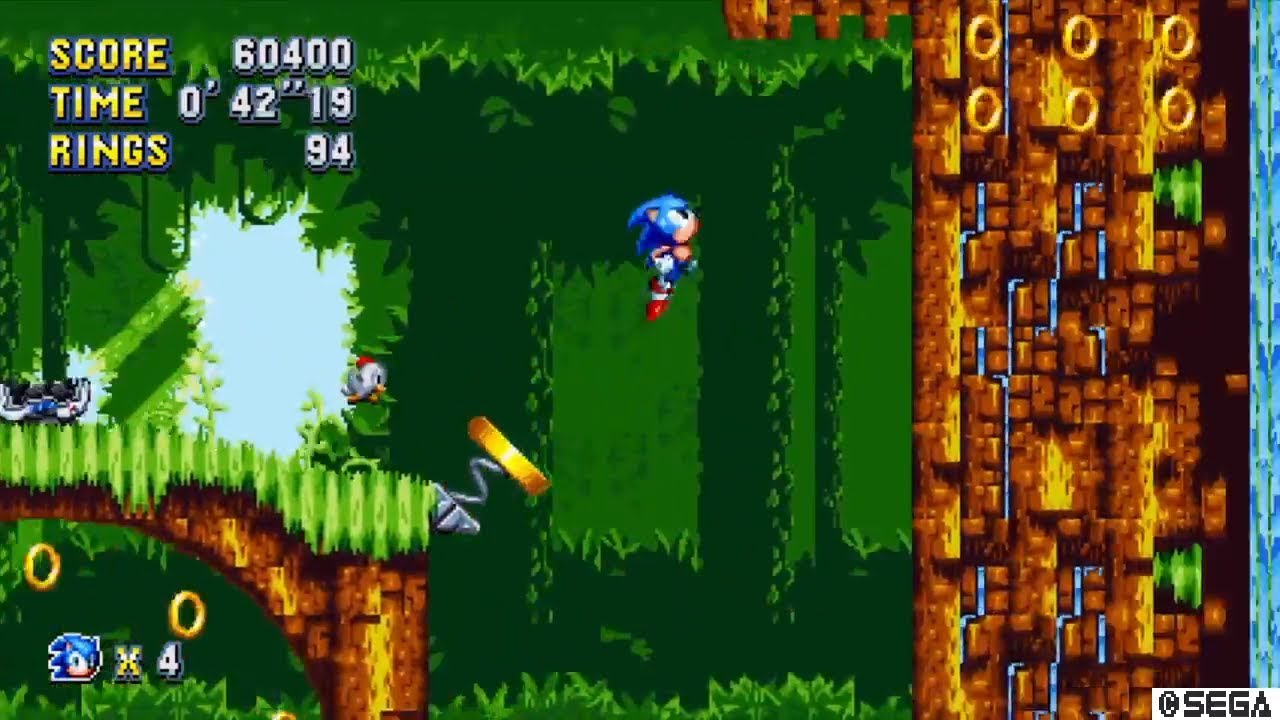 Choose Ray instead of Mighty: Sonic Mania 1.04 Angel Island