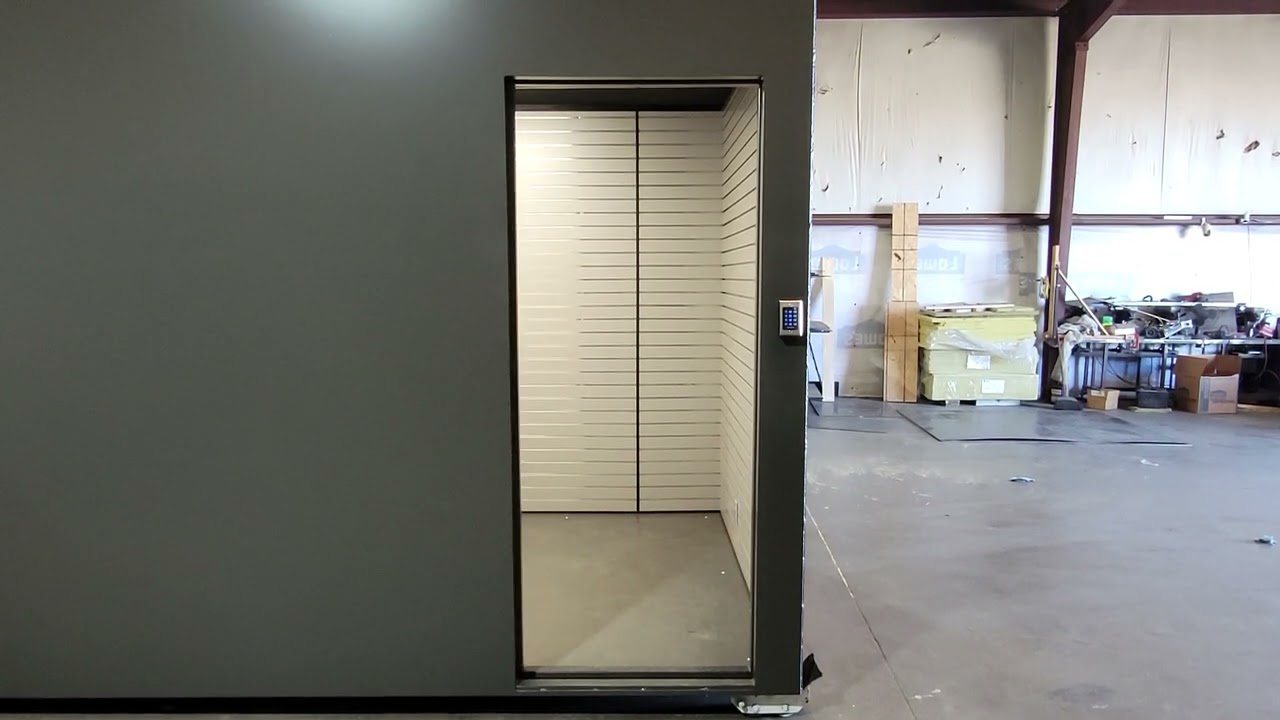 Vault Room Automated pocket door