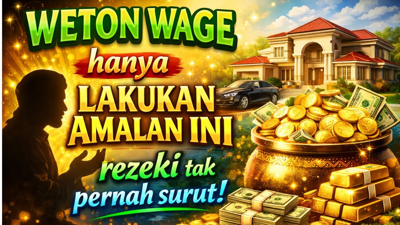 WETON WAGE, HANYA LAKUKAN AMALAN INI!!! REZEKI TAK PERNAH SURUT!
