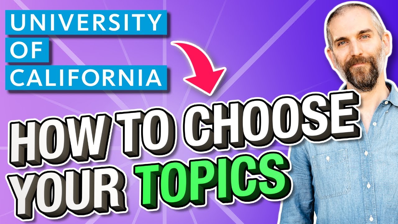 How to Write Great UC Personal Insight Questions / Essays [CRASH COURSE]