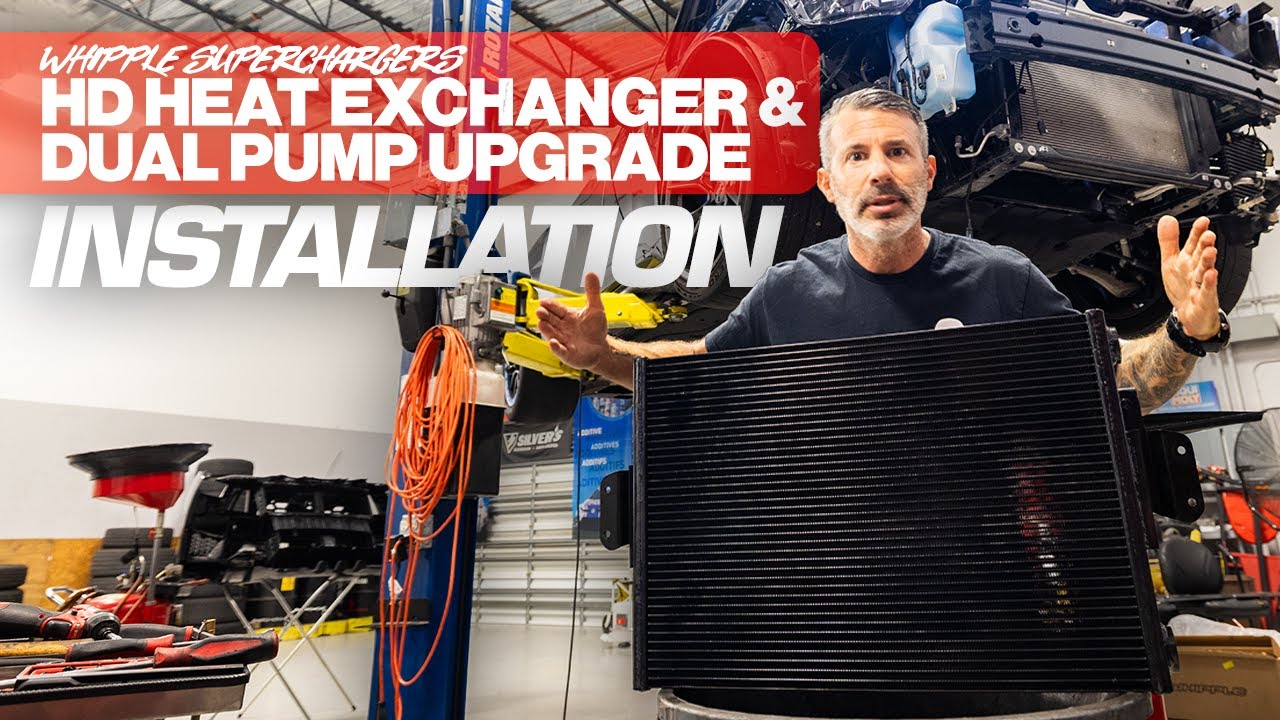 Whipple HD Heat Exchanger & Dual Pump Upgrade Kit Install for 2024 Mustang
