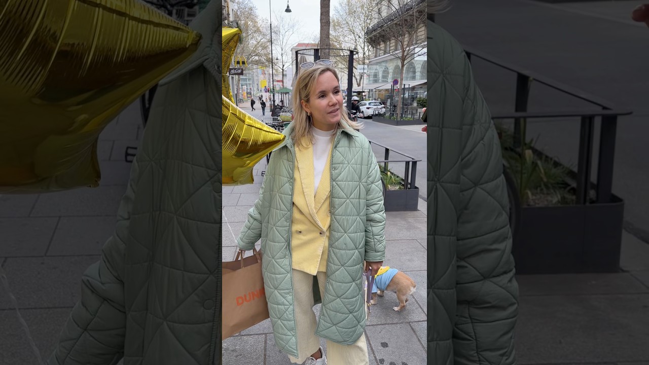 #outfitcheck : Fr&uuml;hlings-Vibes im Partnerlook! #wien #streetstyle #springvibes #dogs