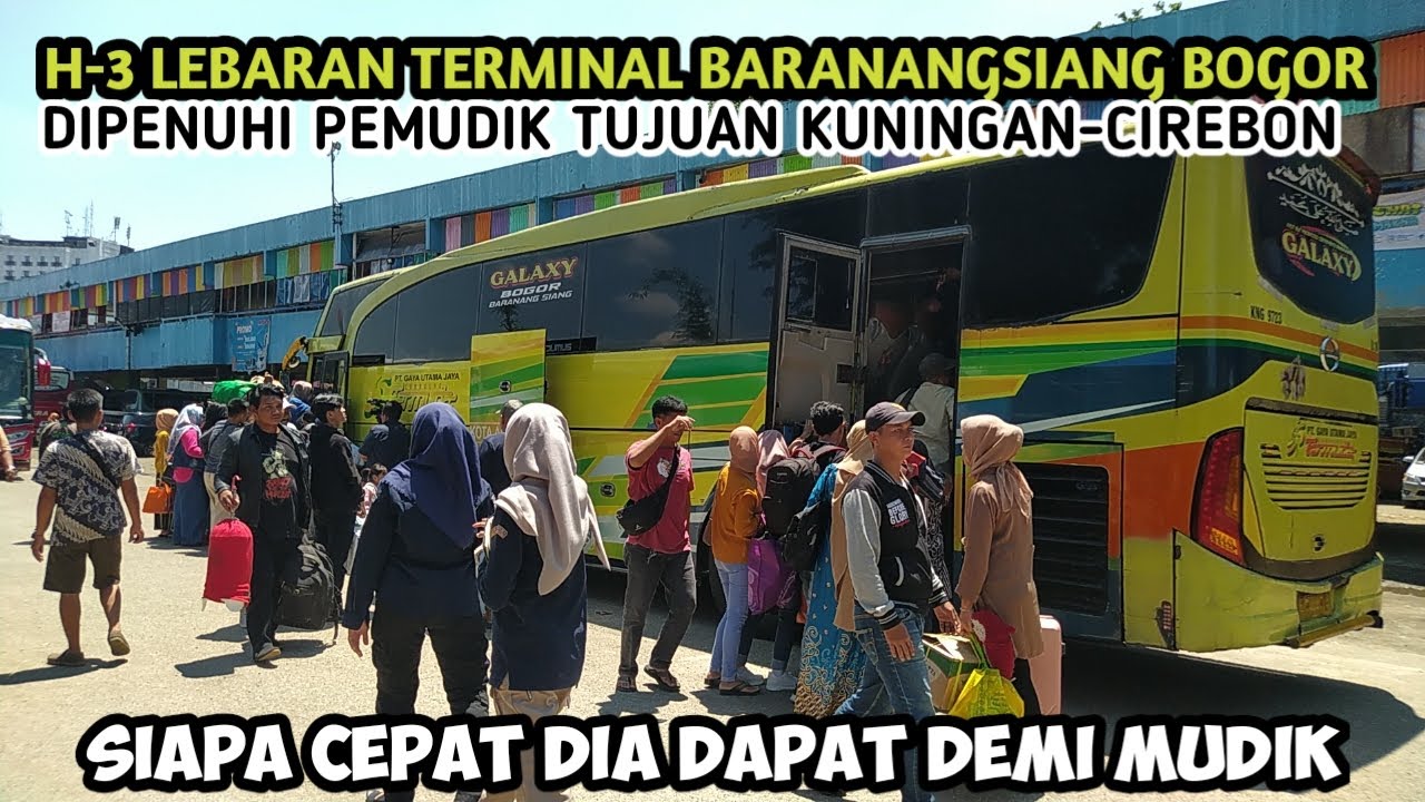 PEMUDIK BERLARIAN MENGEJAR BUS PUTRA LURAGUNG DEMI MUDIK KEKAMPUNG HALAMAN ⁉️