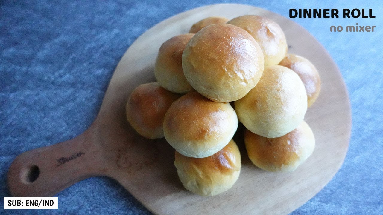 EASY DINNER ROLL RECIPE | BREAD ROLLS RECIPE NO MIXER