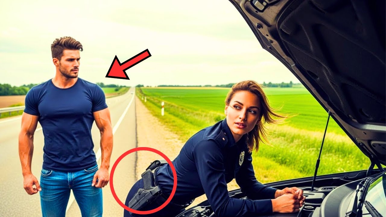 SVOBODNÝ OTEC ZASTAVÍ, ABY POMOHL POLICISTCE… A ZTUHNE, KDYŽ JI POZNÁ