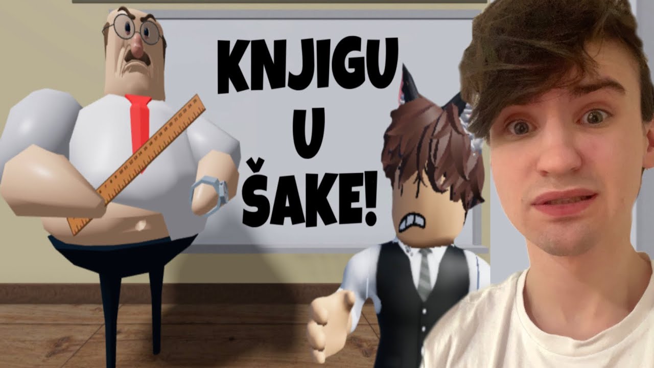 AKO VIDIŠ OVOG UČITELJA BEŽI! ROBLOX GREAT SCHOOL ESCAPE