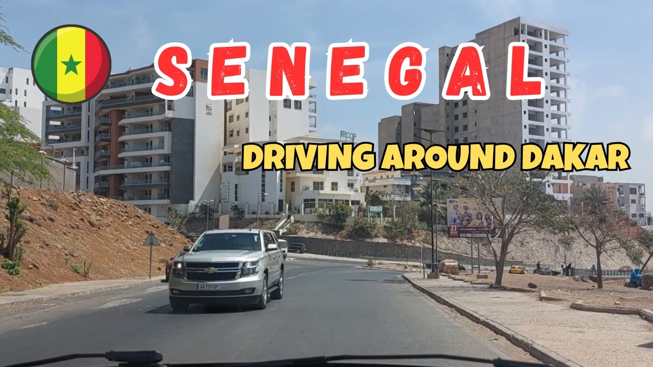 Driving around Dakar, Senegal #dakar #senegal #africa #driving