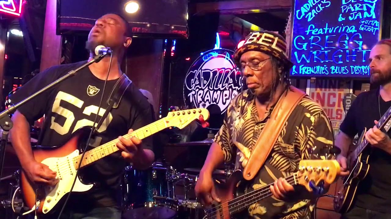 Jubu Smith at The Monday Night Blues Jam. Maui Sugar Mill Saloon. Tarzana.August 2018.