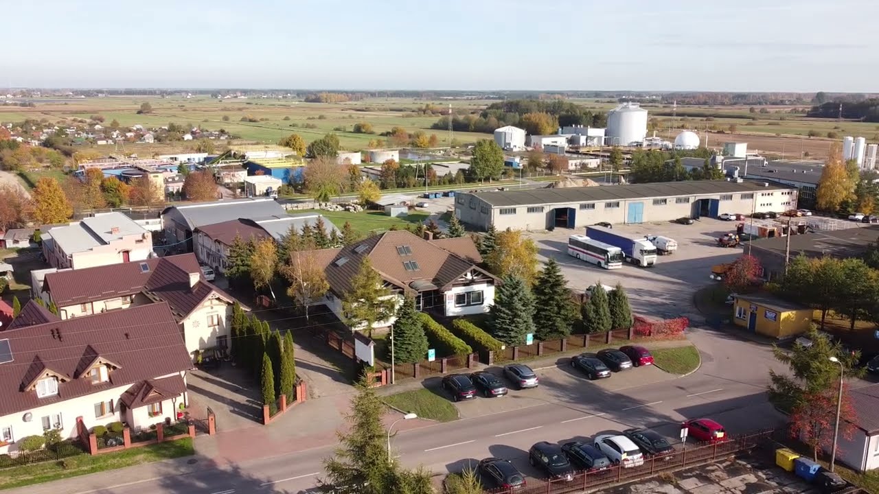 Grajewo i okolice z lotu ptaka