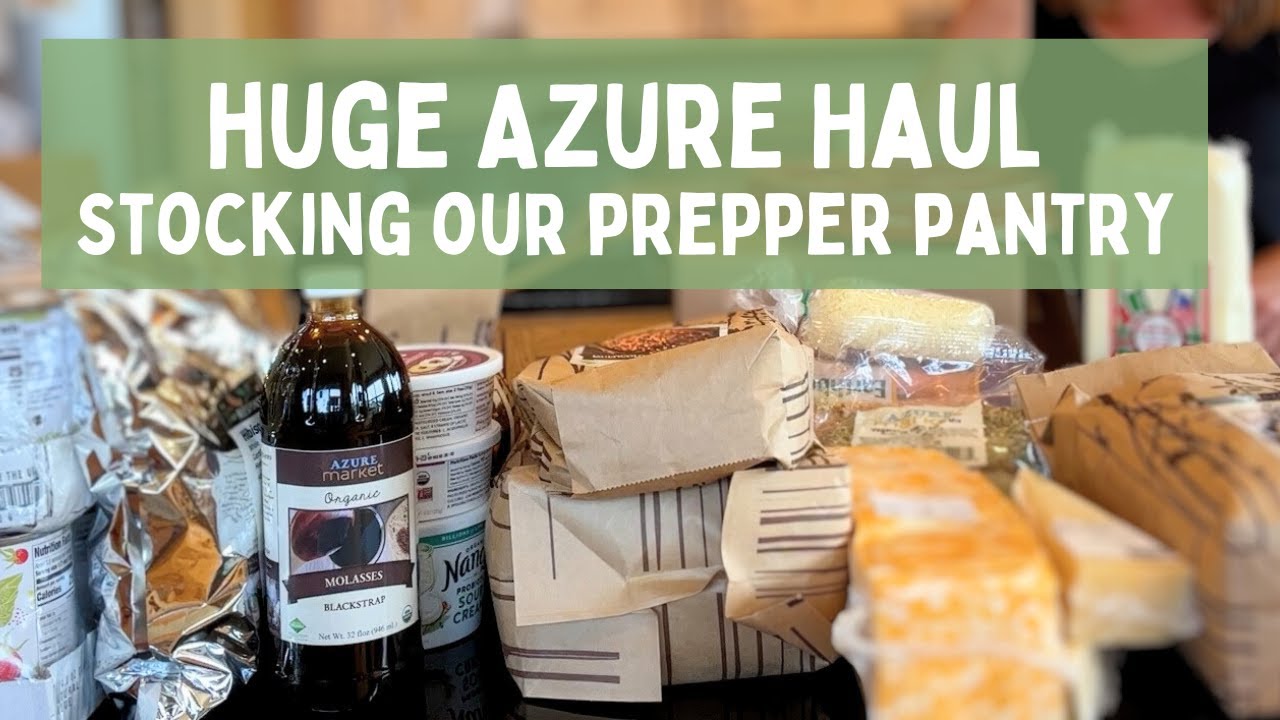 ОГРОМНЫЙ набор продуктов Azure Standard — пополняем нашу кладовую для подготовки к праздникам
