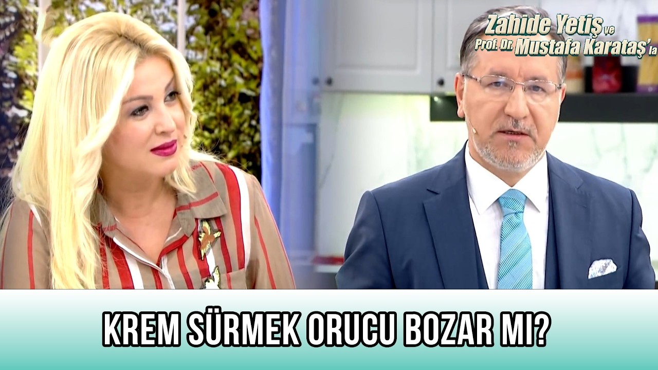 Cilde krem sürüldüğünde oruç bozulur mu?