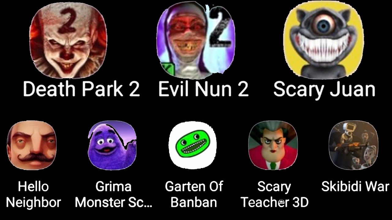 Grima Monster Scary Survival, Death Park 2, Scary Juan