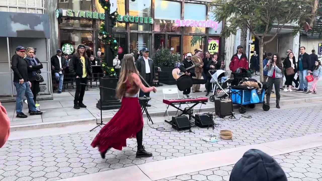 One Direction - Night Changes (Instrumental Cover @ Third Street Promenade, Santa Monica) 2024/12/29