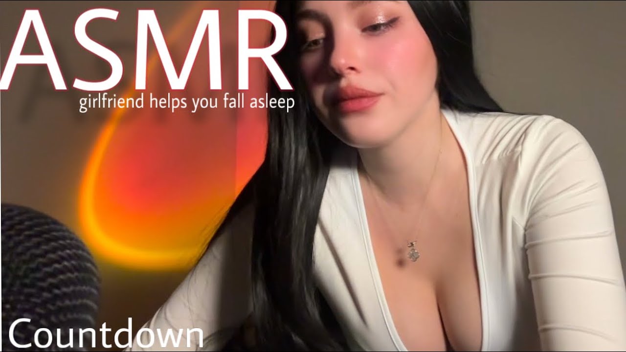 ASMR Girlfriend Taking Care of You After a Stressful Day 💗Massage+ Countdown