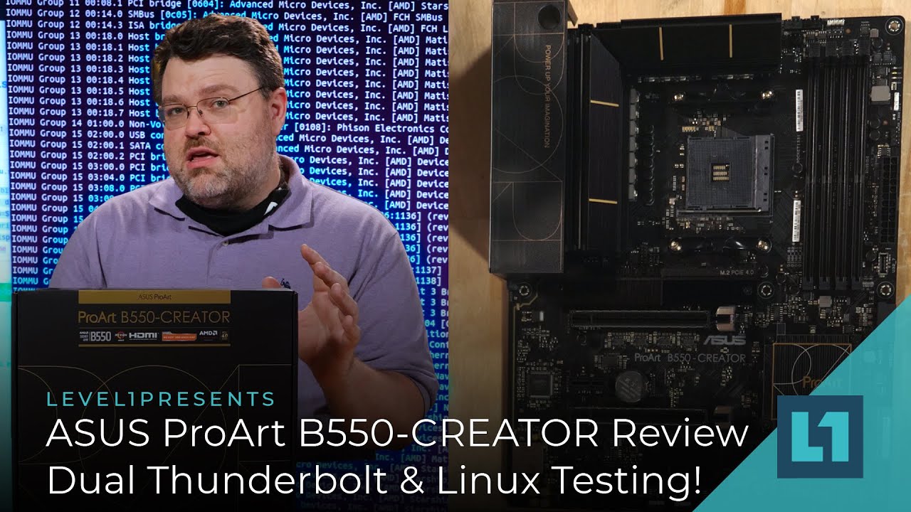 ASUS ProArt B550-CREATOR Review - Dual Thunderbolt & Linux Testing!
