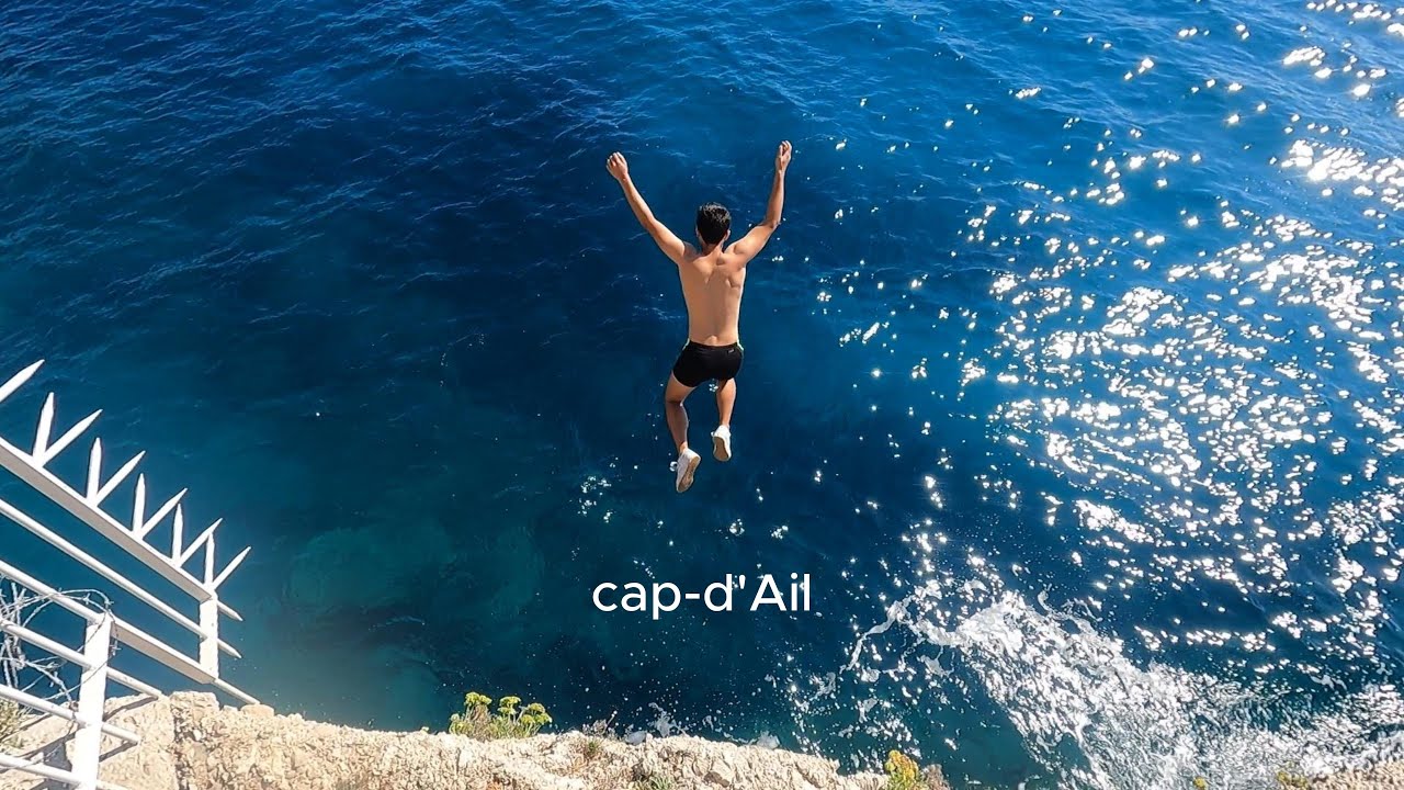 cliff diving in Cap-d'Ail