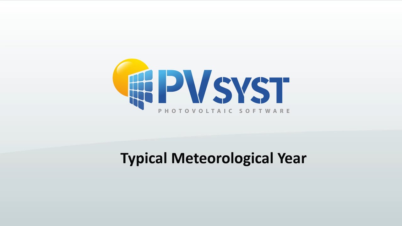 PVsyst 7 - Meteo 004 - TMY Generation
