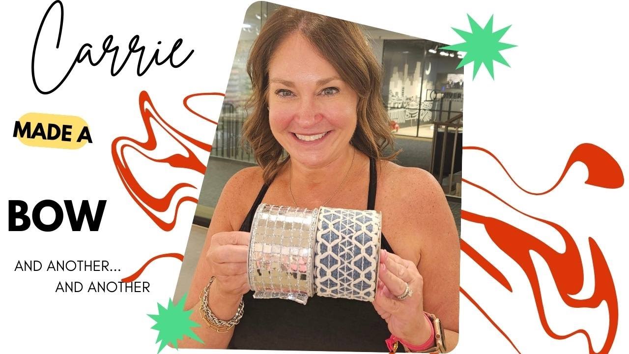 Carrie Makes Some Bows with the EZ Bowmaker