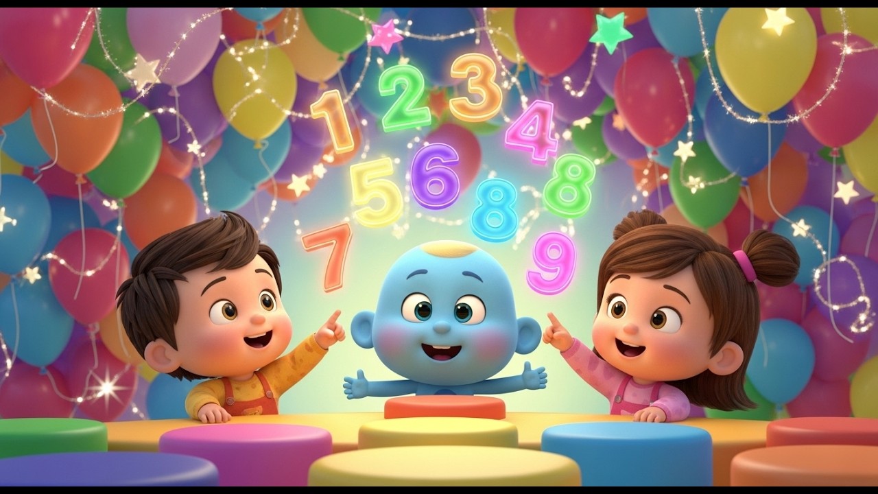 Numbers Song 1 to 10 🔢 Fun Baby Song,