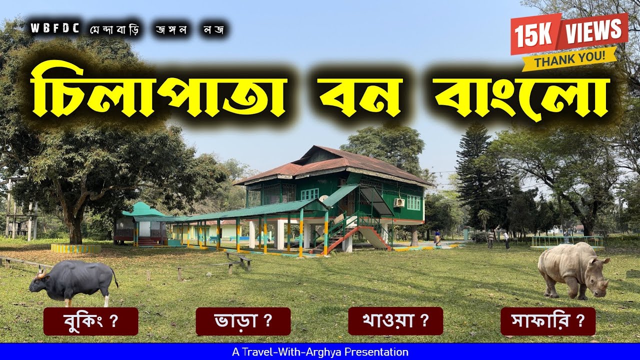 চিলাপাতা : ঘন জঙ্গল আর এক নির্জন বাংলোর গল্প | WBFDC Mendabari Jungle Lodge | Chilapata Forest
