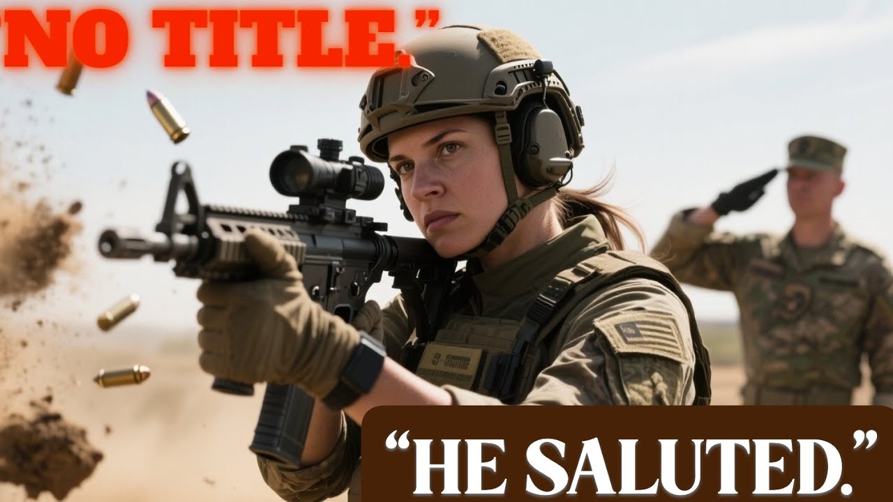 No Title, No Recognition &mdash; Until a SEAL Commander Saluted Her | Real-Life Female Sniper Story