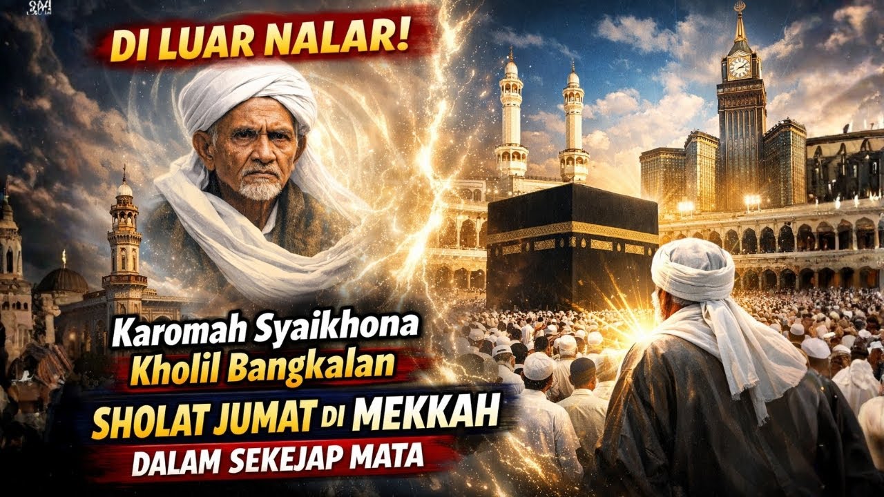DI LUAR NALAR! Karomah Syaikhona Kholil Bangkalan Sholat Jumat di Mekkah dalam Sekejap Mata