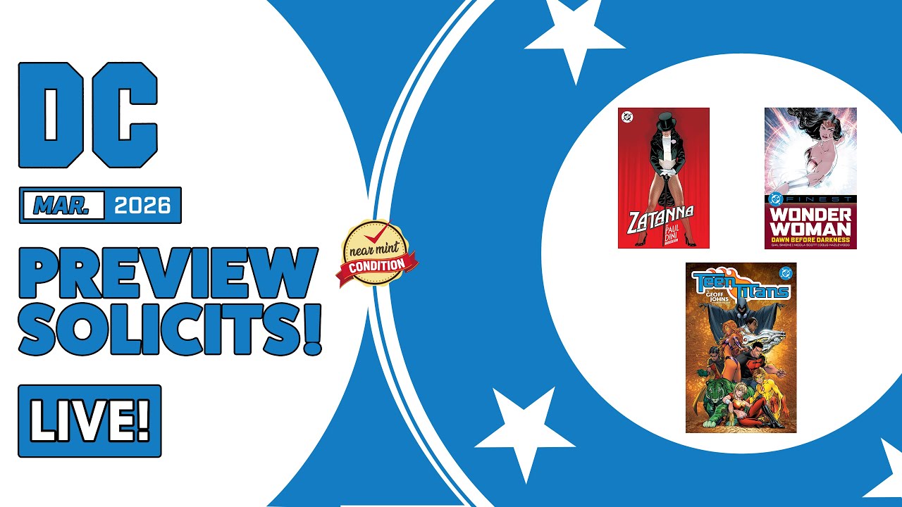 DC Comics Previews March 2026 LIVE REACTIONS | Omnibus | DC Finest | Compendiums | DC Compact