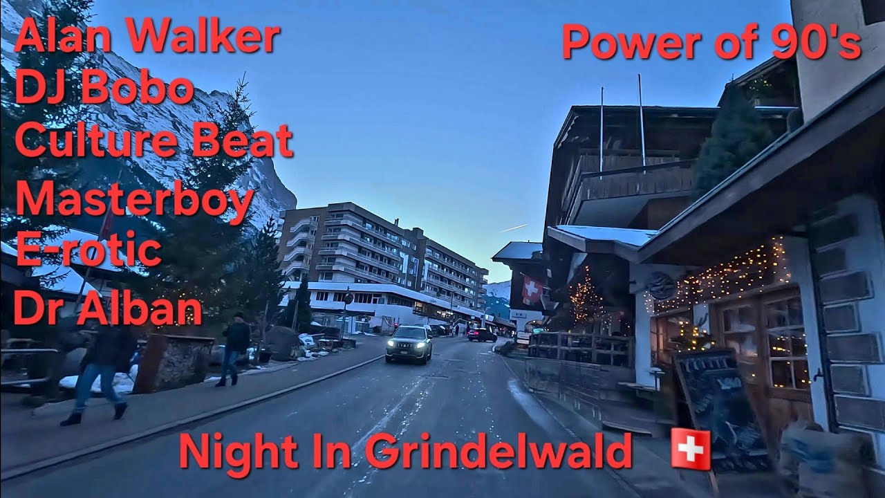 Diamond Heart & Power of 90's Night In Grindelwald Switzerland 🇨🇭